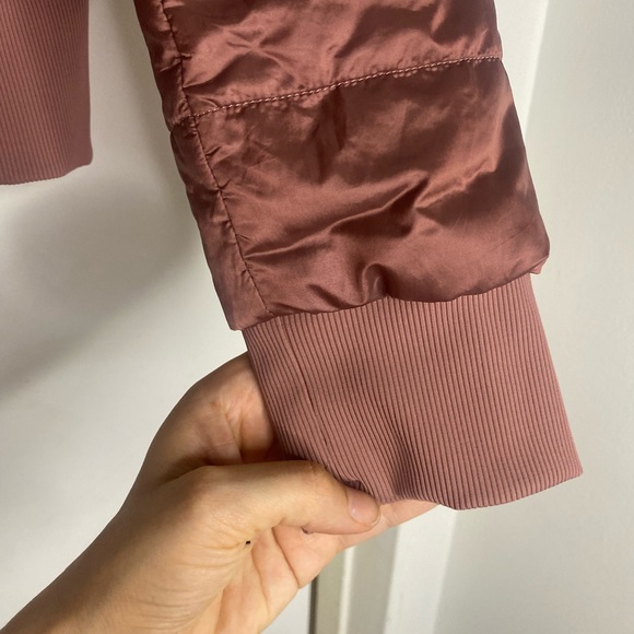 LULULEMON JACKET | Dusty Rose Bomber Size 4 - Picture 5 of 15
